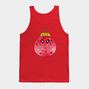 CUTE Red Christmas Ornament Tank Top